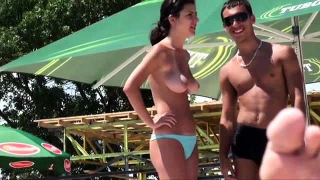Voyeur Tits Video - Beach Voyeur Filming A Pretty Amateur Teen With Big Boobs Video at Porn Lib